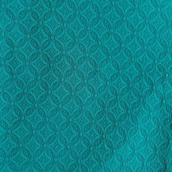 Crown & Ivy Teal Textured Print Pull-on Pants Women's Size 12 - Picture 4 of 9